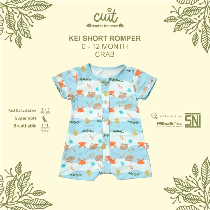Product image CHARACTER - Kei Short Romper NB Crab